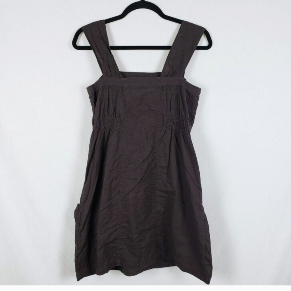 XCVI Womens Brown Top    Lagenlook Goblincore